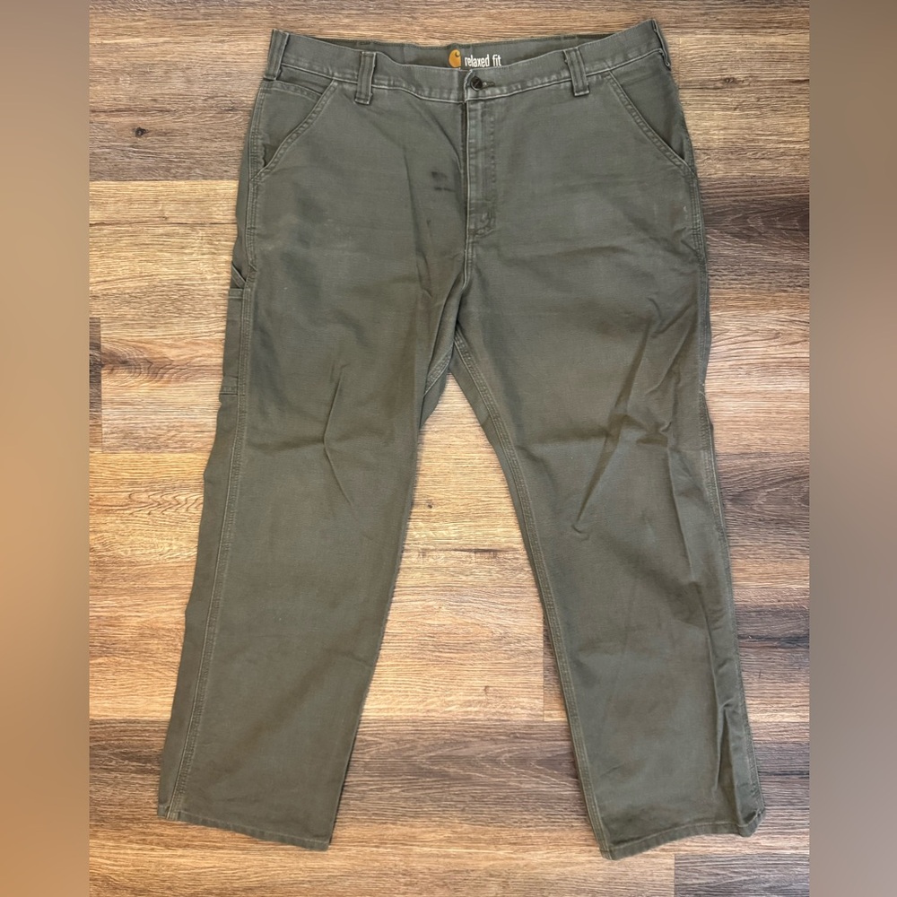 Carhartt Men's Green Cargo Pants Size 40/30